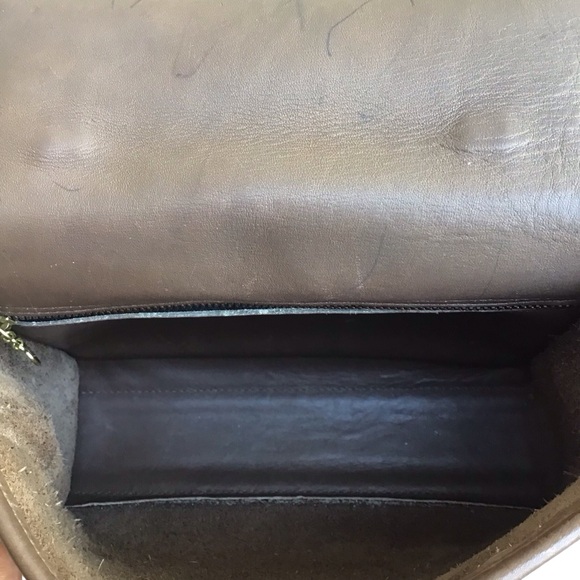 COACH Vintage Brown Leather Court Bag 9870 - Picture 13 of 16